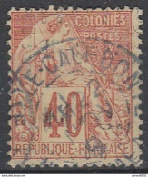 COLONIES GENERALES - ALPHEE DUBOIS N° 57 Oblitéré NOUVELLE CALEDONIE - Alphée Dubois