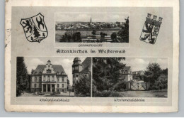 5230 ALTENKIRCHEN, Kreisständehaus, Westerwaldheim, Gesamtansicht, Stadtwappen..., 50er Jahre - Altenkirchen