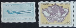 ITALIA 1973 GIORNATA FRANCOBOLLO-VIGNOLA - 1971-80: Nieuw/plakker