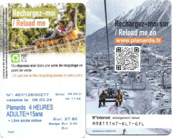 @+ Carte De Remontées Mecanique - Ski - Station De Chamonix - Les Planards - Otros & Sin Clasificación