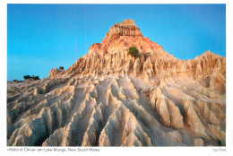 Postcard Australia New South Wales Walls Of China And Lake Mungo - Andere & Zonder Classificatie