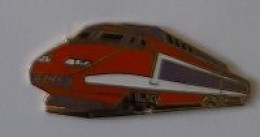 Pin' S  Transport, SNCF  TGV  Orange  Signé  TABLO - PARIS - TGV