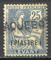 REF 087 > LEVANT < N° 17 Ø < Oblitéré Cachet Paquebot < Ø Used < Type Mouchon - Used Stamps