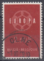 1959 Europa Cachet Olne - Oblitérés