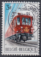 JOURNEE DU TIMBRE 1969 Train Cachet Bruxelles Brussel - Oblitérés