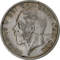 Grande-Bretagne, George V, 1/2 Crown, 1929, Argent, TB, KM:835 - K. 1/2 Crown