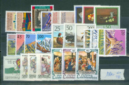 Liechtenstein  Année Complète 1990  * *  TB   - Annate Complete