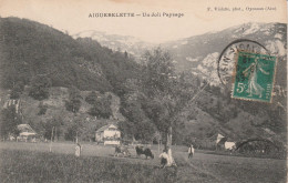 AIGUEBELETTE UN JOLI PAYSAGE 1912 TBE - Aiguebelle