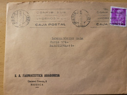 Carta Comercial  1971 Huesca0 - Lettres & Documents