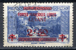 REF 087 > LEVANT < N° 43 Ø Bien Centré < Forces Françaises Libre < Oblitéré < Ø Used - Usados