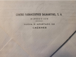 Carta Comercial 1971 Caceres - Lettres & Documents