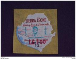 Sierra Leone 1964-65 Timbre Surchargé John F. Kennedy Yv PA 33 MNH ** - Kennedy (John F.)