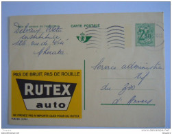 Publibel 2379 F Rutex Auto Gelopen Circulée 1970 Liège - Publibels