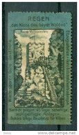 Werbemarke Cinderella Poster Stamp Regen Das Nizza Des Bayerischen Waldes #583 - Erinnophilie
