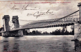 42 - Loire -  ANDREZIEUX - Le Pont 3 Heures Avant Son Effondrement Inondation Du 17 Octobre 1907 - Andrézieux-Bouthéon