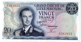 LUXEMBOURG - 20 Francs 1966 UNC - Luxembourg