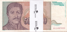 Yugoslavia 5,000,000 Dinara, 1993 P#132 F/VF Bundle - Yougoslavie