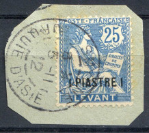 REF 087 >  LEVANT < Belle Oblitération SMYRNE Turquie D'Asie 1912 Sur Fragment < N° 17 Ø  Used - Usati