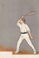Illustrateur - Sports -  TENNIS - Jeune Homme Jouant Au Tennis - Nanni