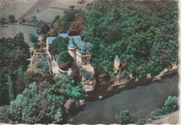 LE  CHÂTEAU  DE  BELCAYRE  ( 24 )   VUE  AÉRIENNE  - C P M  ( 24 /  3 / 168  ) - Castles