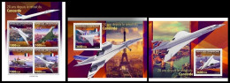 Central Africa 2023 20 Years Since The Retirement Of Concorde. (710) OFFICIAL ISSUE - Concorde