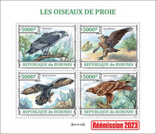 Burundi 2023 Birds Of Prey. (215) OFFICIAL ISSUE - Águilas & Aves De Presa
