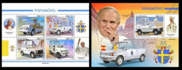 Guinea Bissau  2023 Popemobiles. (318) OFFICIAL ISSUE - Auto's