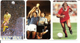 BG01 - PAUL MILLER TOTTENHAM / KENNY DALGLISH / DINO ZOFF CLAUDIO GENTILE - FORMAT 7 X 11 CM - Tarjetas