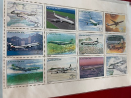 Hong Kong Stamp FDC Cathy Pacific Airlines S/s No Face - Lettres & Documents