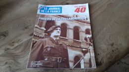 152/ LE JOURNAL DE LA FRANCE LES ANNEES 40 N° 198 - Geschichte