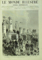 Le Monde Illustré 1878 N°1132 Champigny (94) Folkestone Paquebot Allemand Pomerania - 1850 - 1899