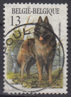 1986 CHIEN DE BERGER DE TERVUREN CACHET POULSEUR - Used Stamps
