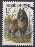 1986 CHIEN DE BERGER DE TERVUREN CACHET LIEGE - Used Stamps