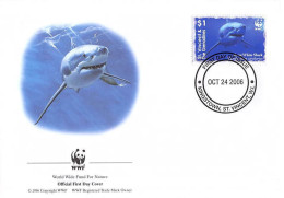 FDC WWF - St Vincent Et Les Grenadines (Mi 6282) - Le Grand Requin Blanc - FDC