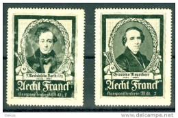 Werbemarke Cinderella Poster Stamp Komponist Aecht Frank #605 - Erinnophilie