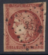 Cérès  N° 6 Oblitéré P.C. 3518  - Cote : 1000 € ( Au Filet En Haut Sinon TB ) - 1849-1850 Ceres