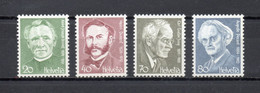 SUISSE   N° 1067 à 1070    NEUFS SANS CHARNIERE  COTE  3.50€    CELEBRITES DUNANT CROIX ROUGE COMPOSITEUR - Unused Stamps
