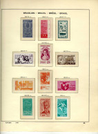 Bresil - (1962-63) - Celebrites - Evenements  Neufs** - MNH - 2 Pages -  26 Val. - Unused Stamps