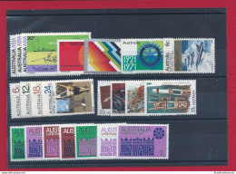 1971 AUSTRALIA - ANNATA 1971 Yv. 430/456 MNH/** - Other & Unclassified