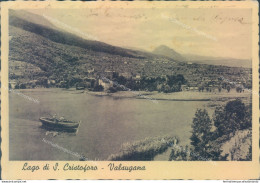 T303 Cartolina Lago Di S.cristoforo Valsugana 1937  Provincia Di Trento - Trento