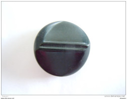1 Knoop 1 Bouton  Bakeliet Rug Metaal Bakelite Dos Metal Zwart Noir Diam  3 Cm - Knopen