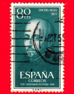 SPAGNA - Usato - 1955 - 400 Anni Della Morte Di S. Ignazio Di Loyola - 80 - Used Stamps