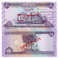 Iraq 50 Dinars SPECIMEN P-90 2003 UNC Rare - Iraq