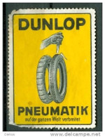 Werbemarke Cinderella Poster Stamp Dunlop Reifen #629 - Erinnophilie