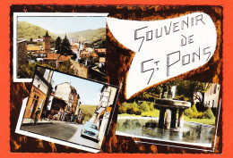 39380 / ⭐ SAINT-PONS-Thomières 34-Herault St Peugeot 403 Souvenir Multivues 1950s Sud-Est Yvan TAVERNESE APA-POUX SE 424 - Saint-Pons-de-Thomières