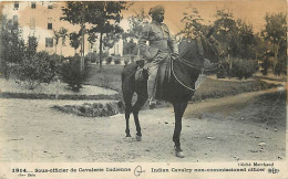 Inde - Sous-officier De Cavalerie Indienne - Animée - Chevaux - Etat Pli Visible - CPA - Voir Scans Recto-Verso - India