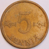 Finland - 5 Pennia 1973, KM# 45 (#3908) - Finlandia