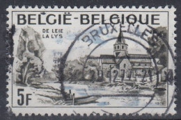 DE LEIE LA LYS 1976 CACHET BRUXELLES - Used Stamps