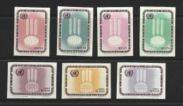 Paraguay 1963 FFH Freedom From Hunger Imperforate Set Of 7 MNH - Paraguay