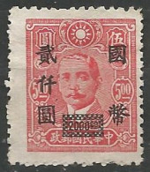 CHINE  N° 514 NEUF Sans Gomme  - 1912-1949 Republic